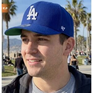 NWT Los Angeles Dodgers '47 Hitch Snapback Blue MLB Adjustable Hat Cap